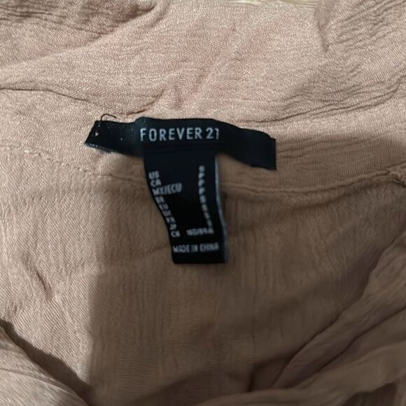 Forever 21 brown blouse size small - Picture 2 of 4